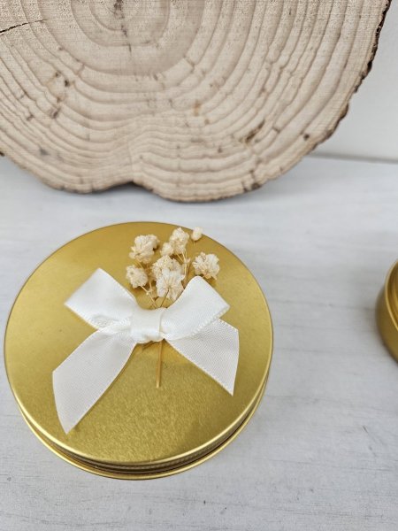 شمعة علبة معدن