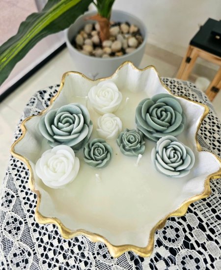 صحن بإطار زكزاك