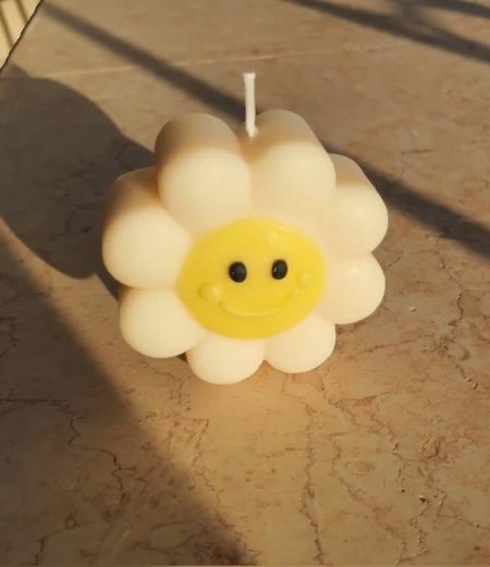 شمعة اقحوان مجسم