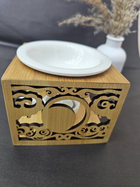 مبخرة شمع خشب