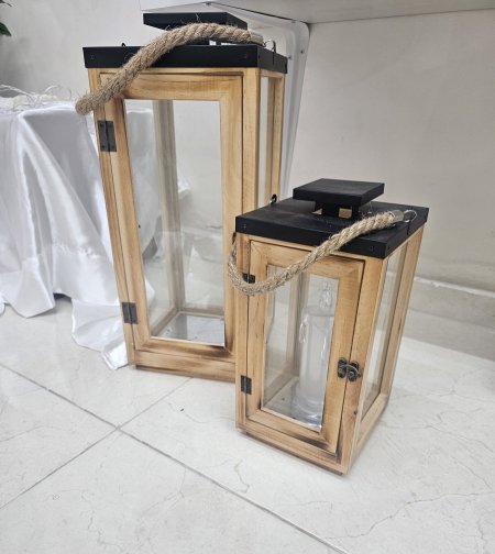 فانوس خشب اسود