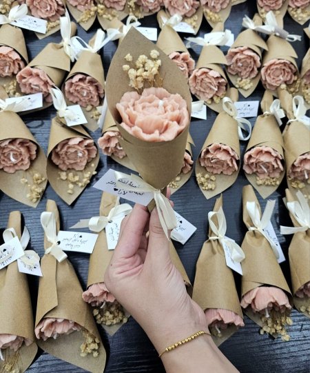 وردة تغليف كرافت