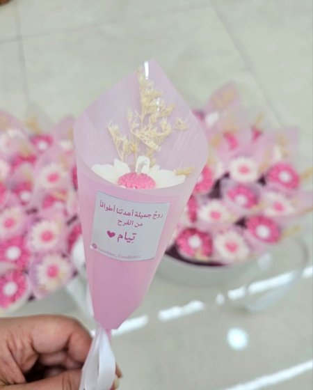 وردة تغليف بوكيه ورق